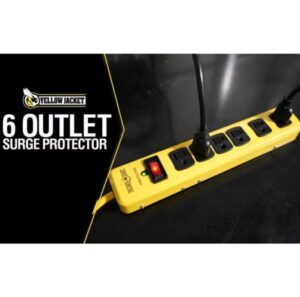 Yellow Jacket 5138N 15ft 6-Outlet Metal Surge Protector Strip $13.74 21 Yellow Jacket