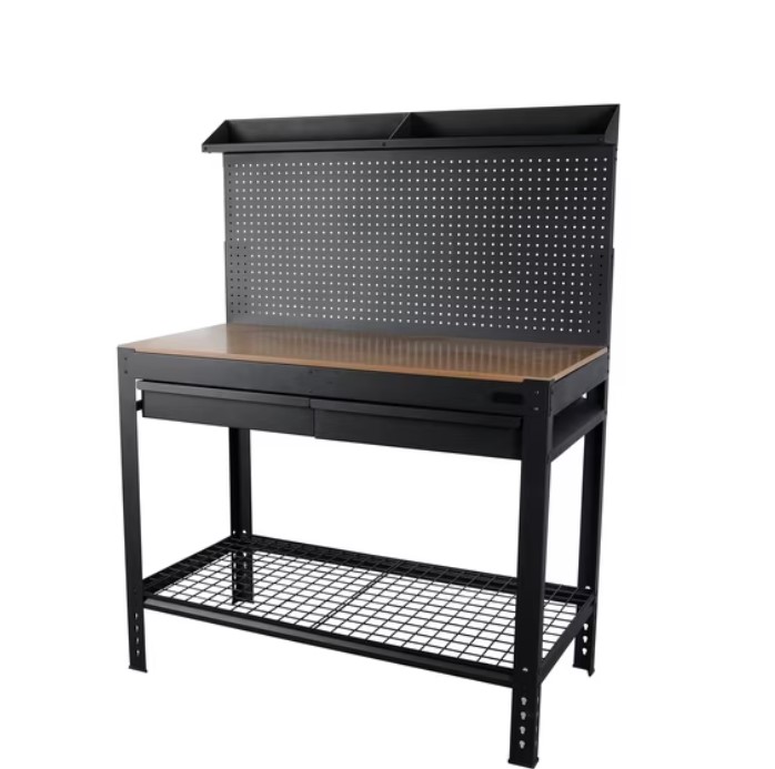 Hyper Tough 48" Steel Workbench with Steel Mesh $89.40 15 Hyper Tough
