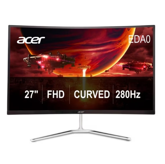 Acer Nitro 27” FHD 1500R 280Hz Curved Gaming Monitor $77.40 5 Acer