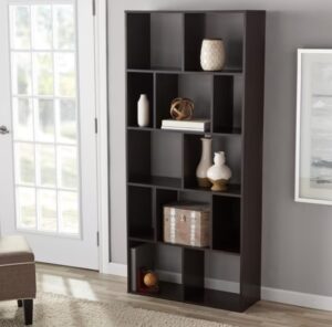 Mainstays 12-Cube Square Shelf Bookcase $49.14 9 Mainstays