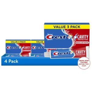 4-Pack Crest Plus Cavity 5.7oz Protection Toothpaste $12.49 7 Crest