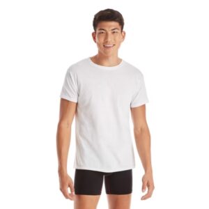 10-Pack Hanes Men's Super Value Pack White Crew T-Shirt $23.98 17 Hanes