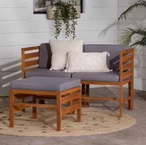 3-Piece Walker Edition Modular Outdoor L/R Chairs + Ottoman Set $88.99 11 Walker Edition
