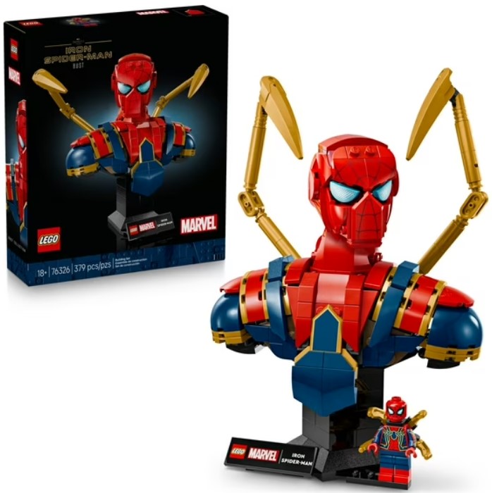 LEGO Marvel Iron Spider-Man Bust Collectible (76326) $47.99 3 LEGO