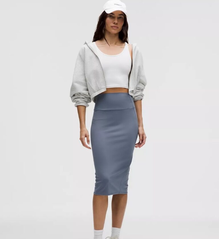 lululemon Women’s Nulu Slim-Fit High-Rise Midi Skirt $19 1 lululemon