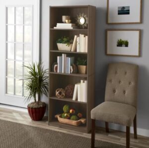 Mainstays 5-Shelf Bookcase $37.67 1 Mainstays