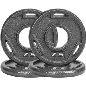 4-Pack FlexWave 2.5lb 2" Center Hole Cast Iron Weight Plates $7.99 1 FlexWave