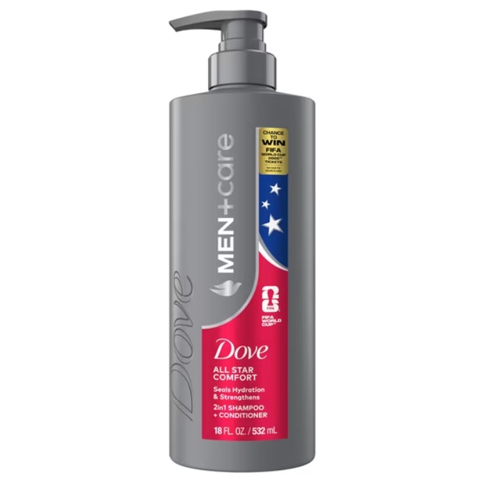 Dove Men+Care 18oz Shampoo & Conditioner Seal Hydration & Strengthen Hair All Star Comfort $3.47 15 Dove Men+Care