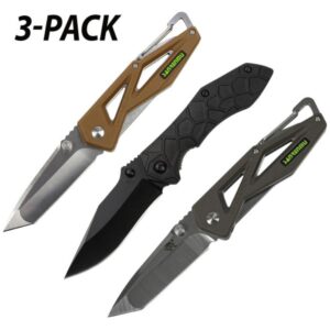 3-Pack Sanrenmu Folding Pocket Knives $19.99 7 Sanrenmu
