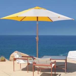 Ainfox 7.5ft Beach Round Market Patio Umbrella $19.85 13 Ainfox