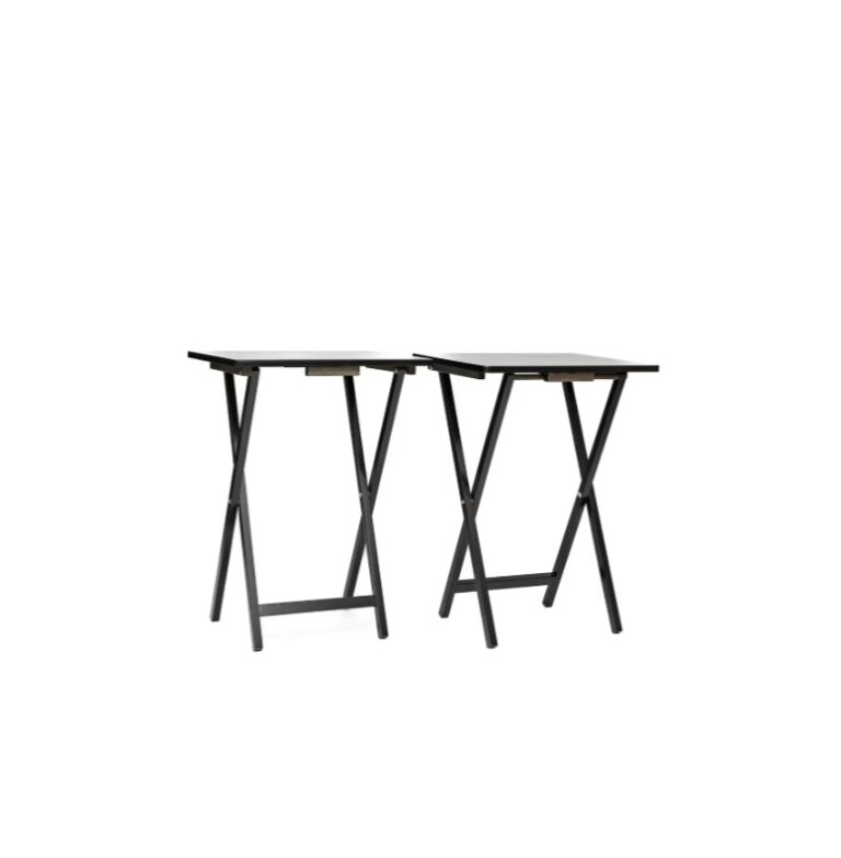 2-Pack Mainstays Solid Rubberwood Folding TV Tray Table $19.97 5 Mainstays