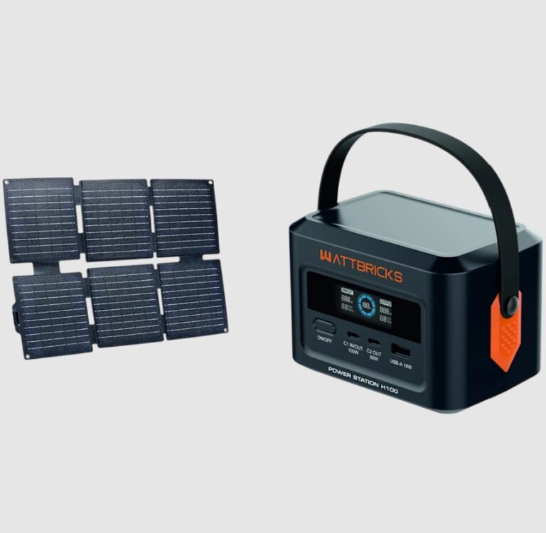 Wattbricks 100W Power Station + 30W Solar Panel $39.99 11 Wattbricks