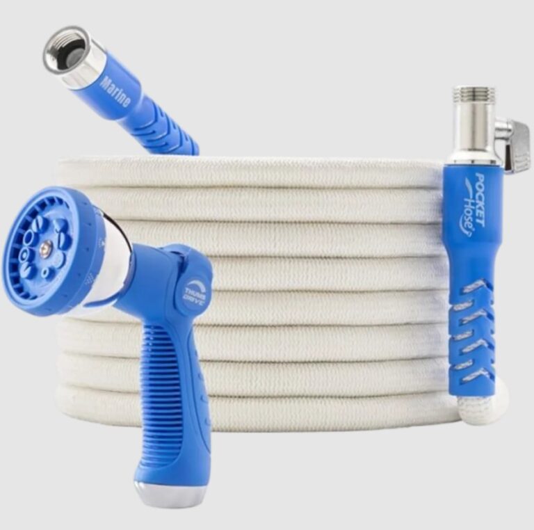 Pocket Hose 100ft Expandable Marine-Grade Garden Hose with Sprayer $29.99 15 Pocket Hose