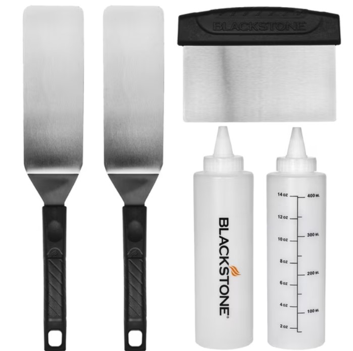 5-Piece Blackstone Professional Griddle Accessory Tool Kit $14.96 5 Blackstone