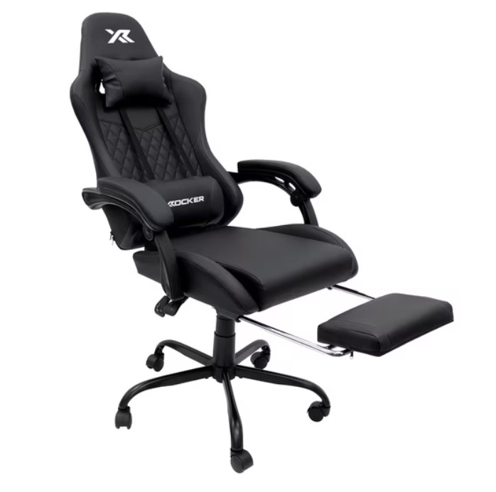X Rocker Apex PC Gaming Chair with Massage Function and Footrest $69 11 X Rocker