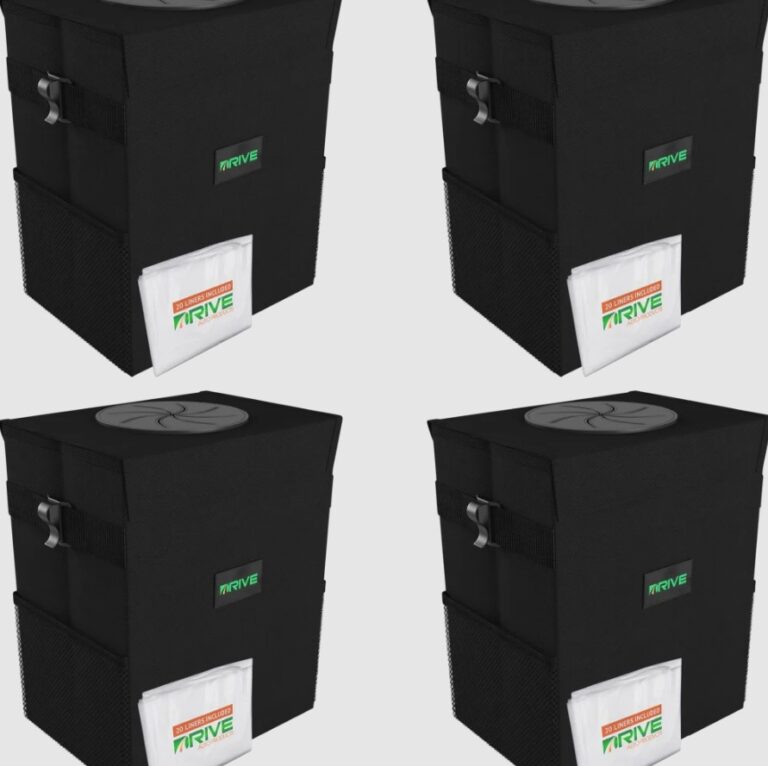 4-Pack Drive Auto Collapsible Car Trash Can + 80 Bags $9.99 7 Drive Auto