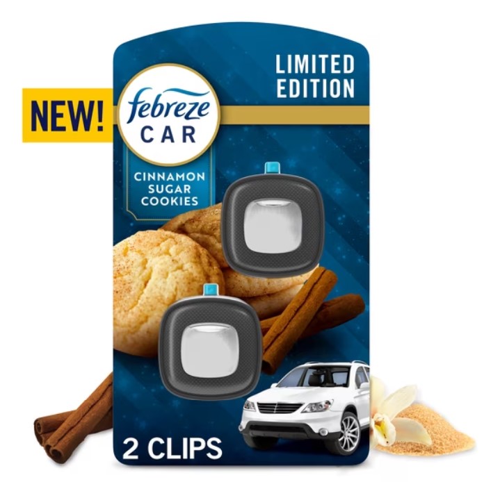2-Count Febreze Car Air Freshener + $3 Walmart Cash (6 Scents) $5.94 1 Febreze