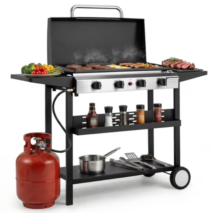 Ktaxon 4 Burner 40000 BTU Propane Griddle with Lid $178.70 7 Ktaxon