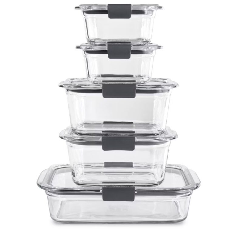 10-Piece Rubbermaid Brilliance Glass Food Storage Set $28.49 11 Rubbermaid