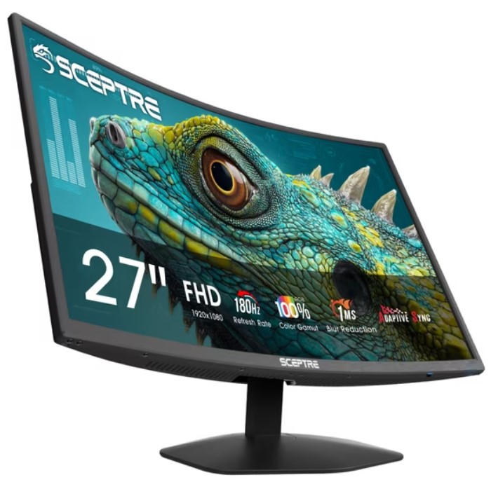 Sceptre Curved 27" 180Hz Gaming Monitor $99.97 3 Sceptre