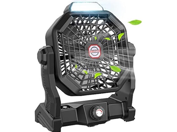 JINLICTE 20000mAh Camping Fan with LED Lantern $15.99 13 JINLICTE