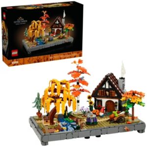 LEGO Icons Autumn Cottage Garden Building Set (11372) $85 3 LEGO