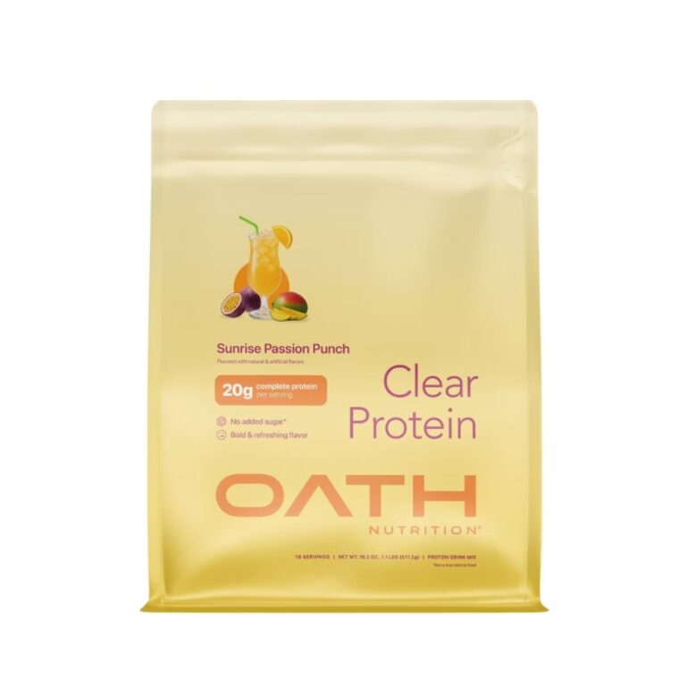 Oath Nutrition 18-Serving 20g Protein Cleary Whey Protein Powder $17.74 13 Oath Nutrition