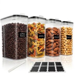 4-Piece NULAS 135oz Airtight Food Storage Containers with Lids $18.99 7 NULAS