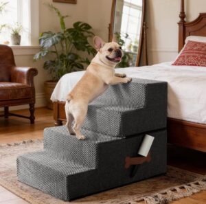Yuwenus 18" H 4-Step 4-Step Pet Stairs $27.69 1 Yuwenus