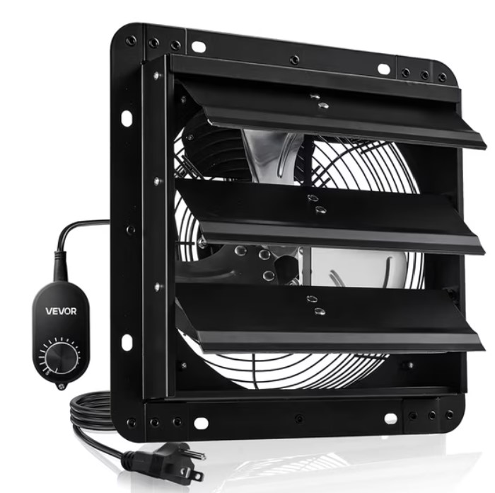 VEVOR 10" 900 CFM Shutter Exhaust Fan $34.48 5 VEVOR