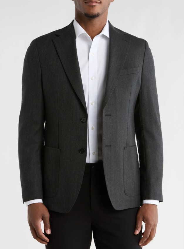 Calvin Klein Men's Herringbone Notch Lapel Sport Coat $34.99 5 Calvin Klein
