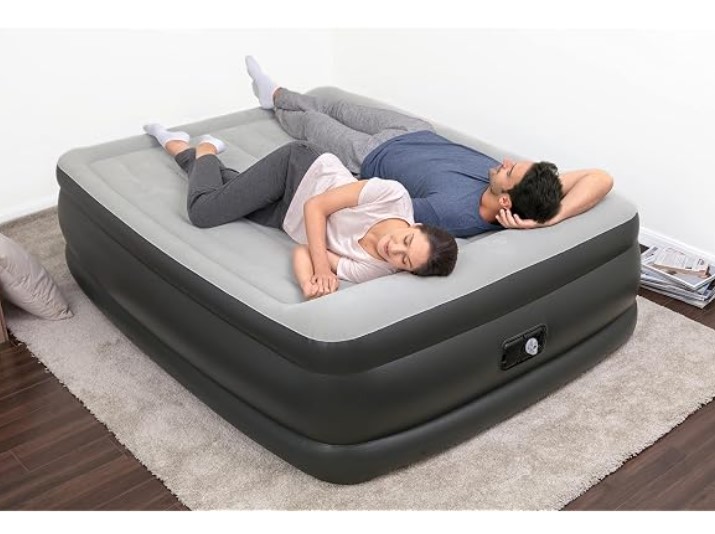 SLEEPLUX 22" Durable Inflatable Air Mattress with Built-in Pump (Queen) $29.99 7 SLEEPLUX