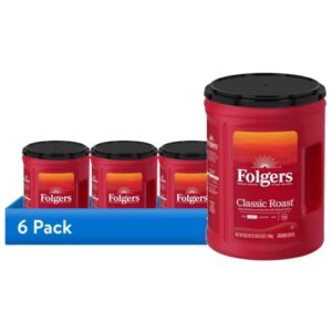 6-Pack Folgers 40.3oz Classic Roast Ground Coffee $75.38 15 Folgers