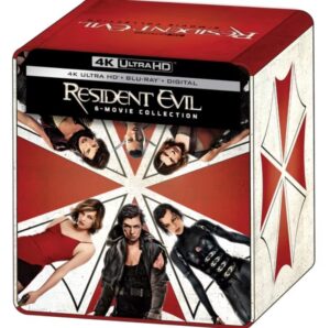 Resident Evil: 6-Movie Collection Steelbook (4K UHD + Blu-ray + Digital) $113.75 31 Resident Evil