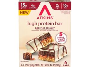 4-Bar Atkins 15g High Protein Bar $3.91 11 Atkins