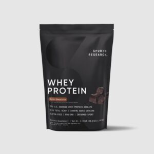 Sports Research 5.42lbs Whey Protein Isolate Powder (Dutch Chocolate) $53.53 11 Sports Research