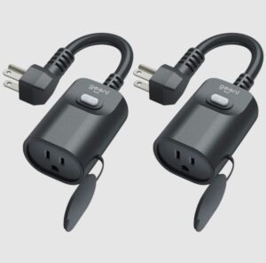 2-Pack Geeni Indoor/Outdoor Weatherproof Smart Plug $19.99 13 Geeni