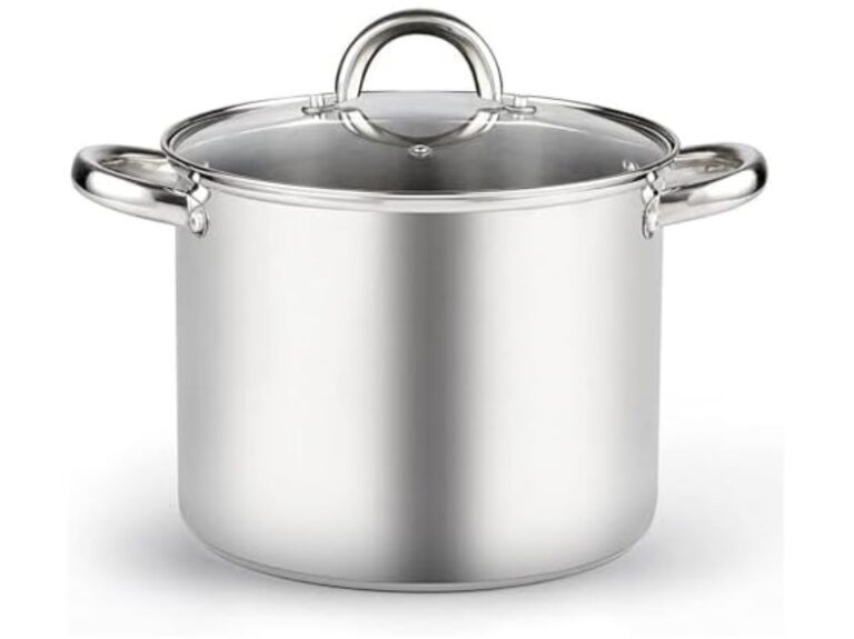 Cook N Home Basics 8 Quart Stainless Steel Stock Pot with Lid $22.99 13 Cook N Home Basics