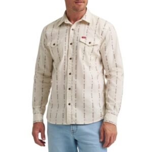 Wrangler Men's Slim Fit Long Sleeve Woven Twill Denim Shirt $6.27 17 Wrangler