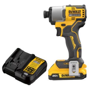 DeWALT 20V MAX 1/4" Brushless Cordless Impact Driver with 2Ah Battery & Charger $99 3 DeWALT