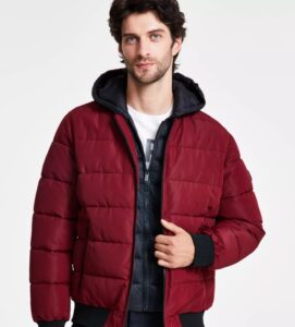Michael Kors Men's Hooded Puffer Bomber Jacket $64.99 11 Michael Kors