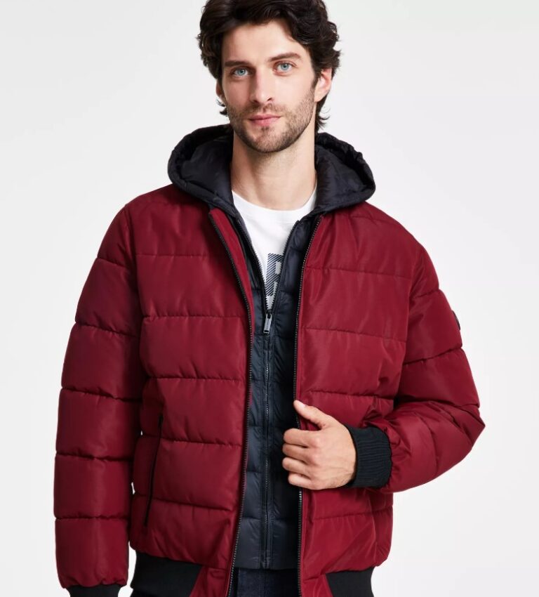 Michael Kors Men's Hooded Puffer Bomber Jacket $64.99 3 Michael Kors