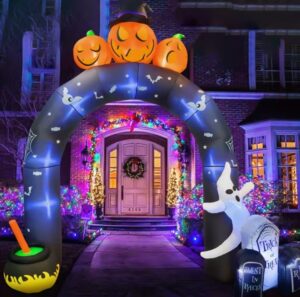 GVDV 10ft Halloween Inflatables Archway Outdoor Decorations $39.99 3 GVDV