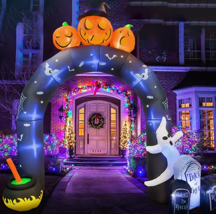 GVDV 10ft Halloween Inflatables Archway Outdoor Decorations $39.99 15 GVDV