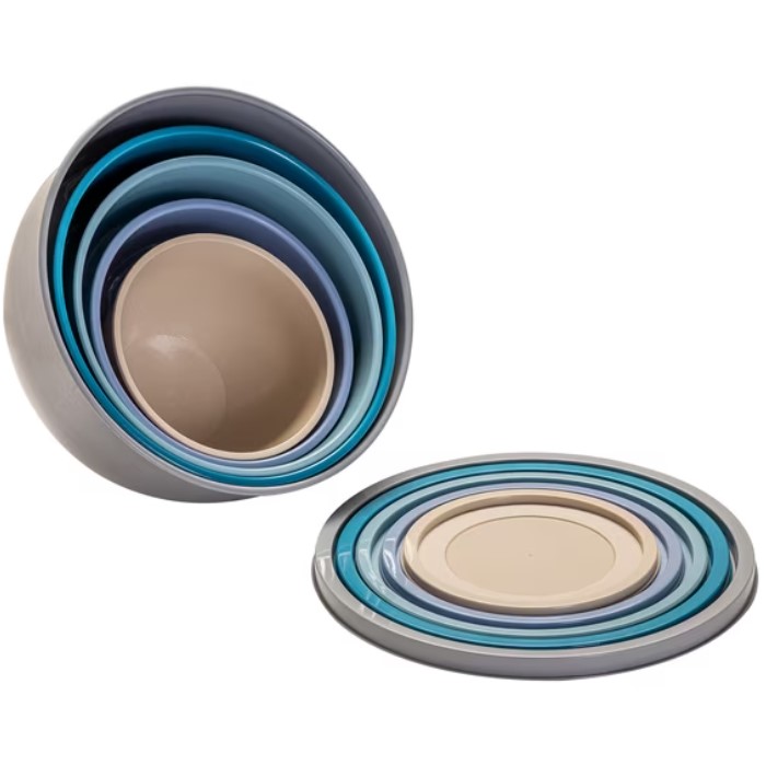 10-Piece Mainstays Plastic Mixing Bowl Set $9.88 5 Mainstays