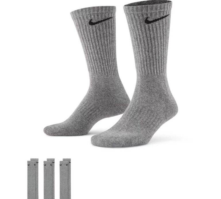 3-Pack Nike Men's Everyday Cushion Crew Training Socks $7 9 Nike